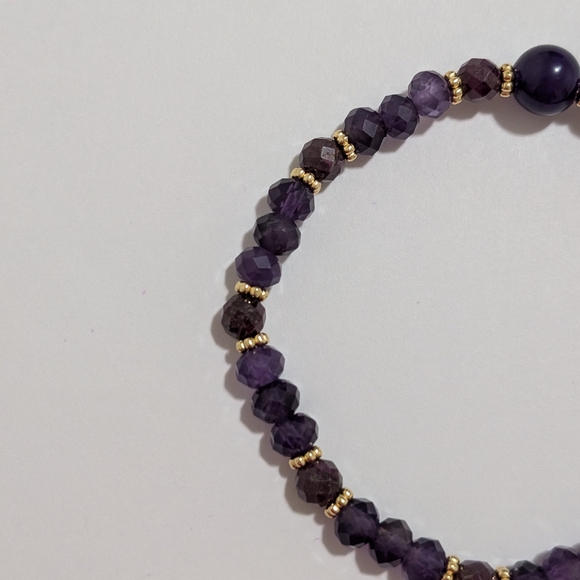 Ruby/Amethyst/Jade Bracelet - Picture 7 of 7